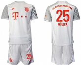 2020-21 Bayern Munich 25 MULLER Away Soccer Jersey,baseball caps,new era cap wholesale,wholesale hats